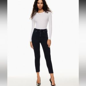 ✨DENIM FORUM✨ The Lola High Rise Skinny Crop